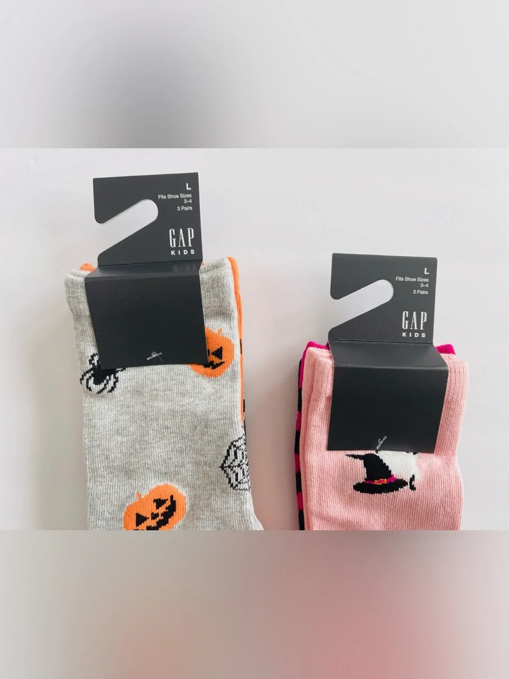 NWT GAP Kids Girls Halloween Crew Socks L